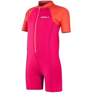 Speedo lts neoprene suit infant girls cherry pink/coral 6