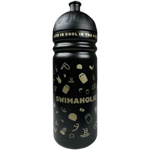 Swimaholic water bottle swimming world čierno/zlatá