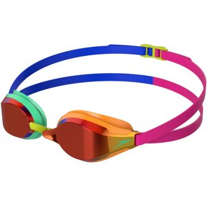 Plavecké okuliare speedo speedsocket 2 mirror oranžovo/zelená