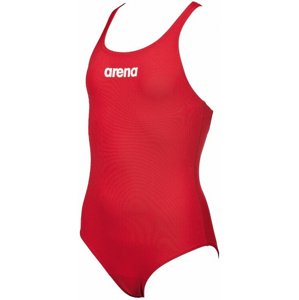 Dievčenské tréningové plavky arena solid swim pro junior red 24