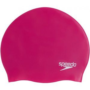 Plavecká čiapočka speedo plain moulded silicone cap ružová