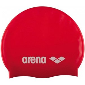 Plavecká čiapka arena classic silicone cap červená