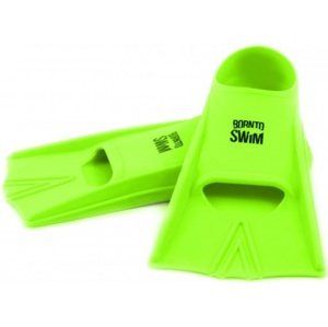 Borntoswim junior short fins green xxs