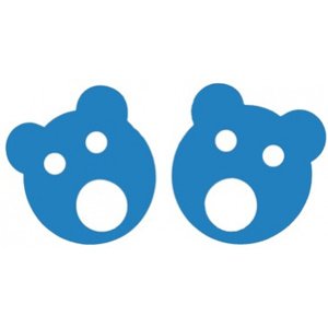 Nadľahčovacie krúžky matuska dena bear rings 160x27mm modrá