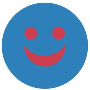 Plavecká doska matuska dena emoji kickboard modrá