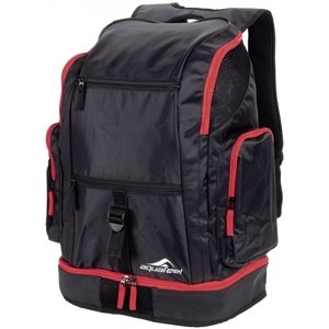 Plavecký batoh aquafeel rucksack čierno/červená
