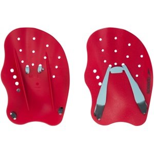 Plavecké packy speedo tech paddle lava red/chill blue/grey s