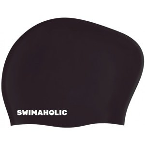 Plavecká čiapka pre dlhé vlasy swimaholic long hair cap čierna