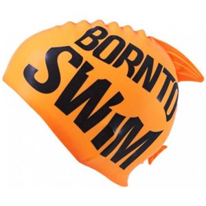 Detská plavecká čiapka borntoswim guppy junior swim cap oranžová