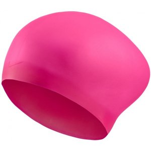 Nike long hair silicone cap ružová