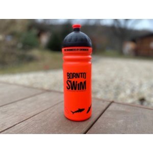 Láhev na pití borntoswim shark water bottle oranžová