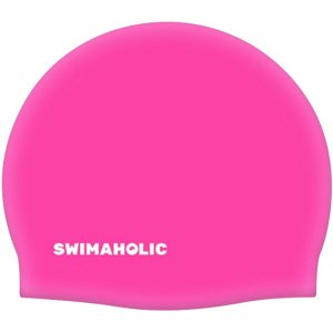 Plavecká čiapka swimaholic seamless cap ružová