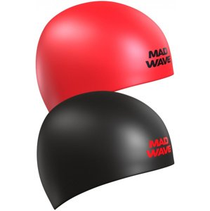 Plavecká čiapka mad wave champion 3d čierno/červená